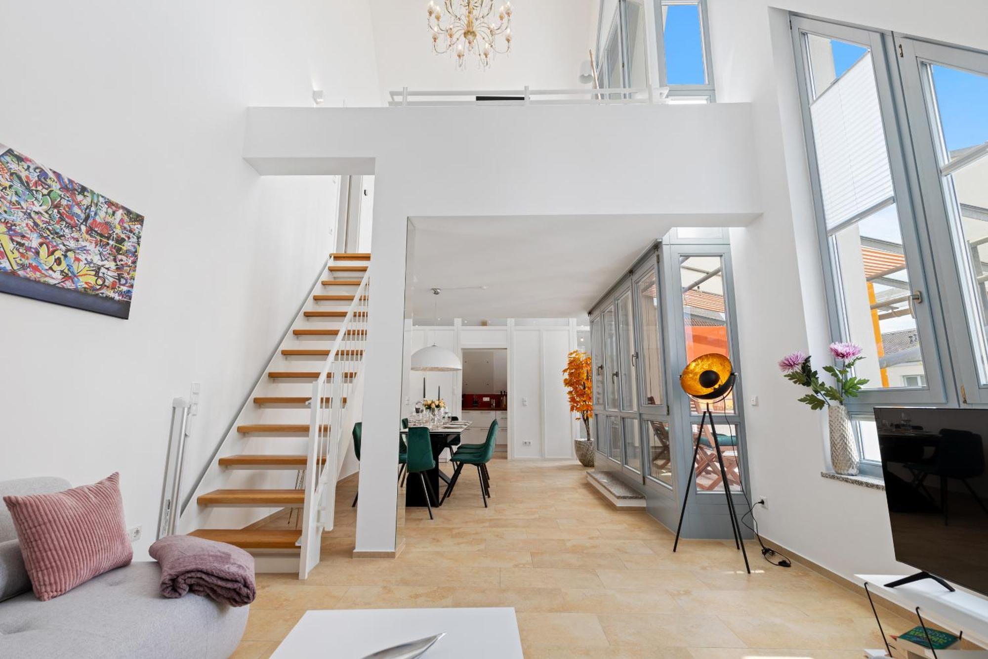 Helloflats - Luxus-Penthouse - Balkon - Parking - Zentrum - Therme - Naehe Flughafen Muc Erding Exterior foto